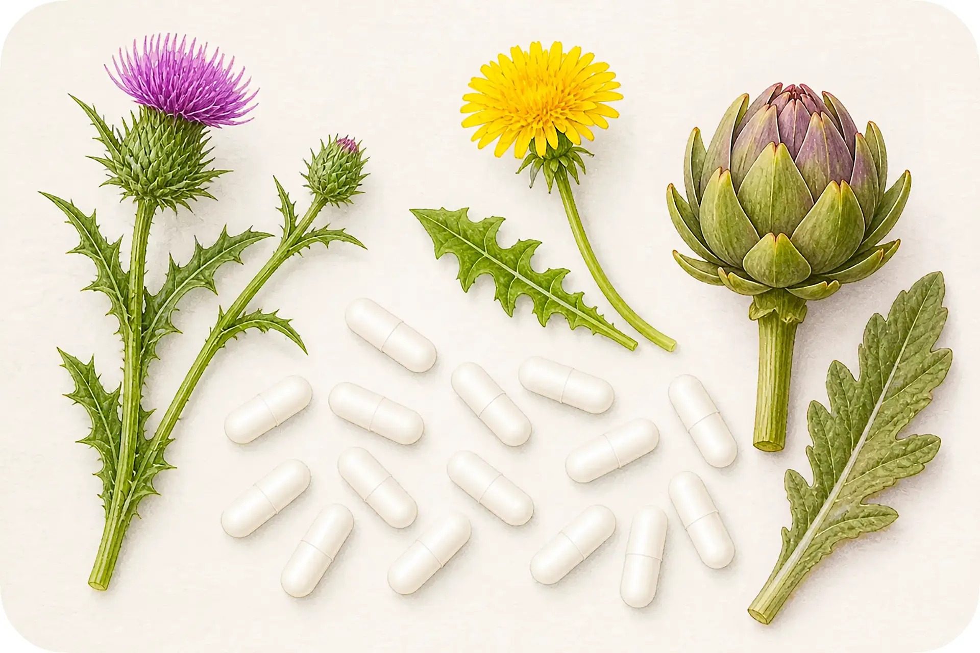 Heparform Kapseln mit Mariendistel, Artischocke und Löwenzahn