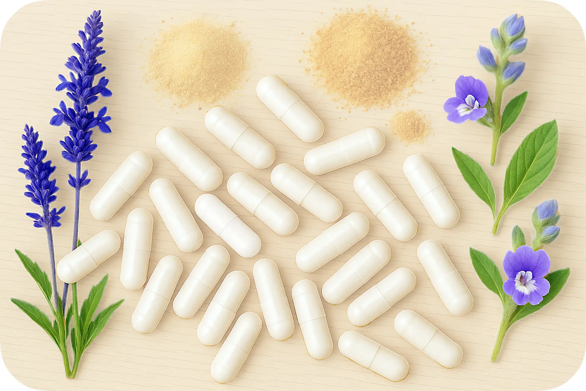 Moveran Kapseln mit Salbei und Soja als pflanzliche Rezeptur für die Wechseljahre