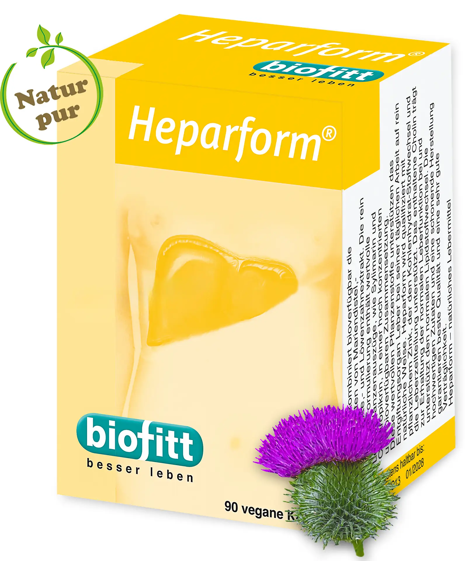 Heparform Leberkur Kapseln – Produktpackung