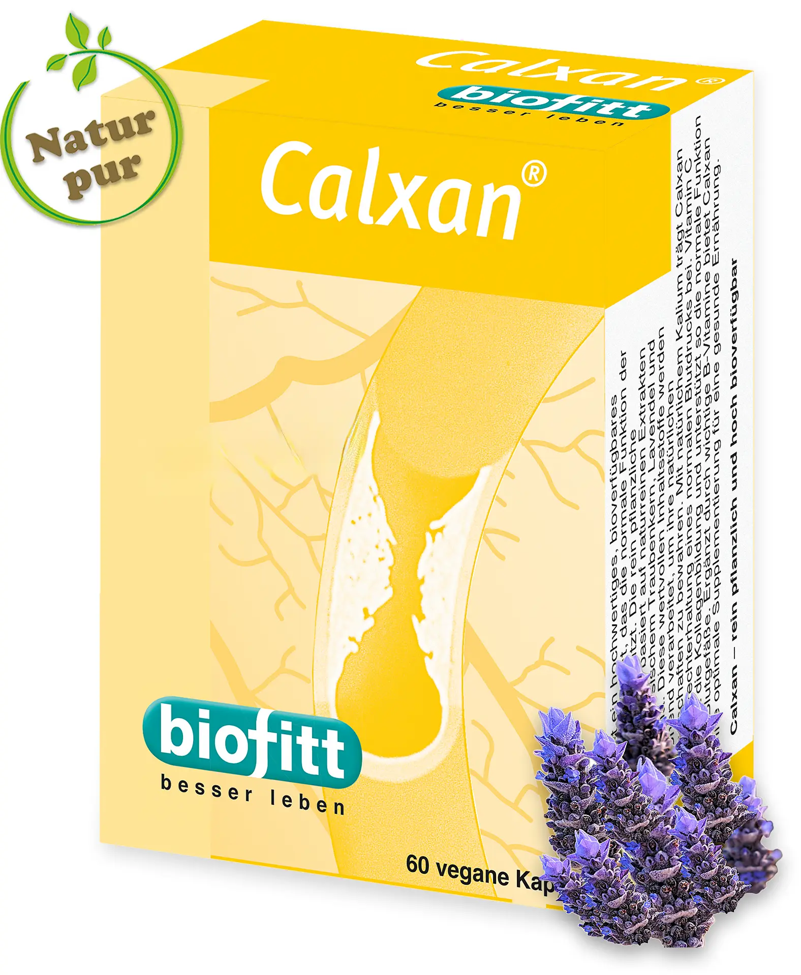 Calxan Kapseln von biofitt mit OPC aus Traubenkern, Kalium und L-Arginin