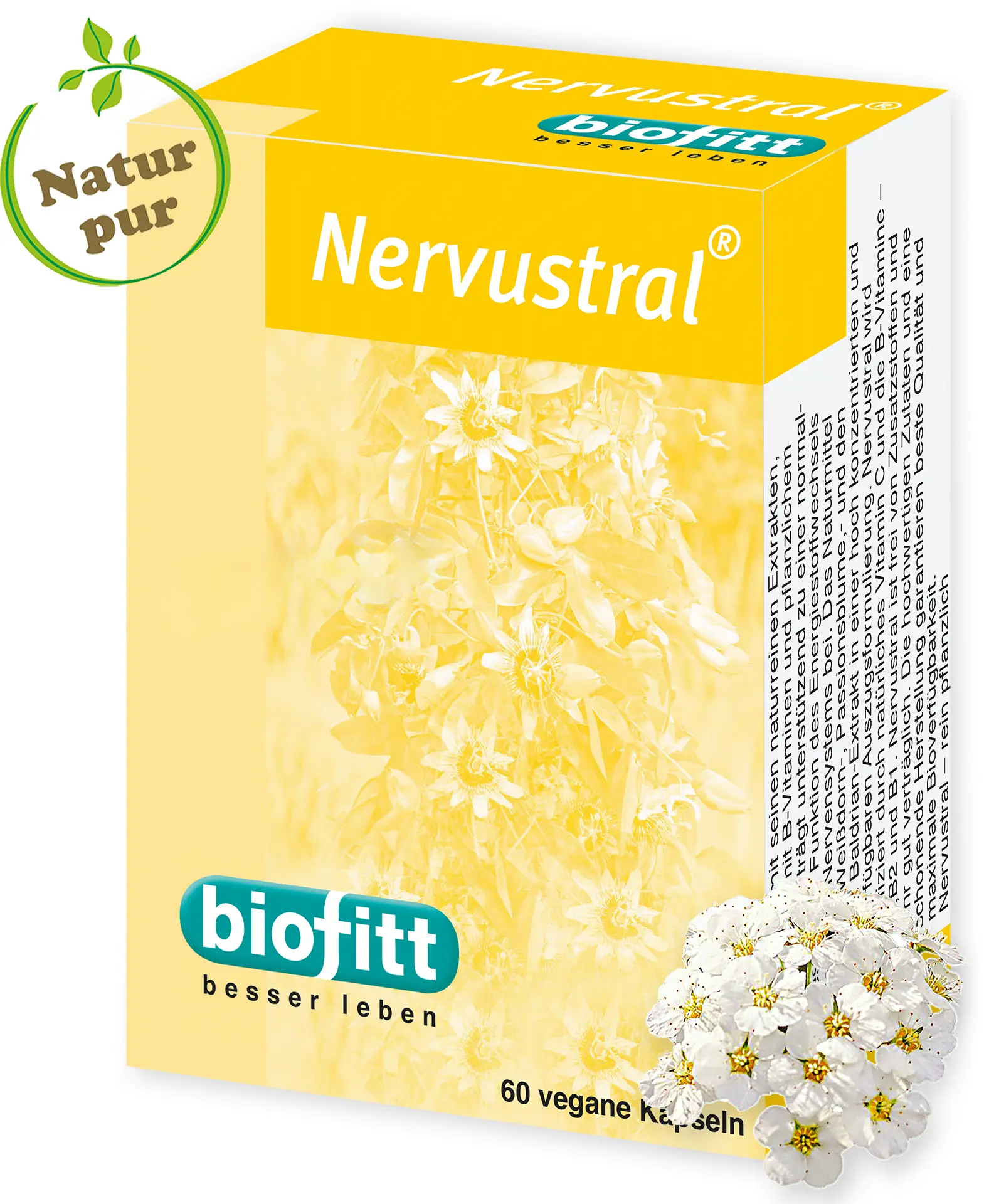 Nervustral von biofitt – Faltschachtel mit 60 Kapseln