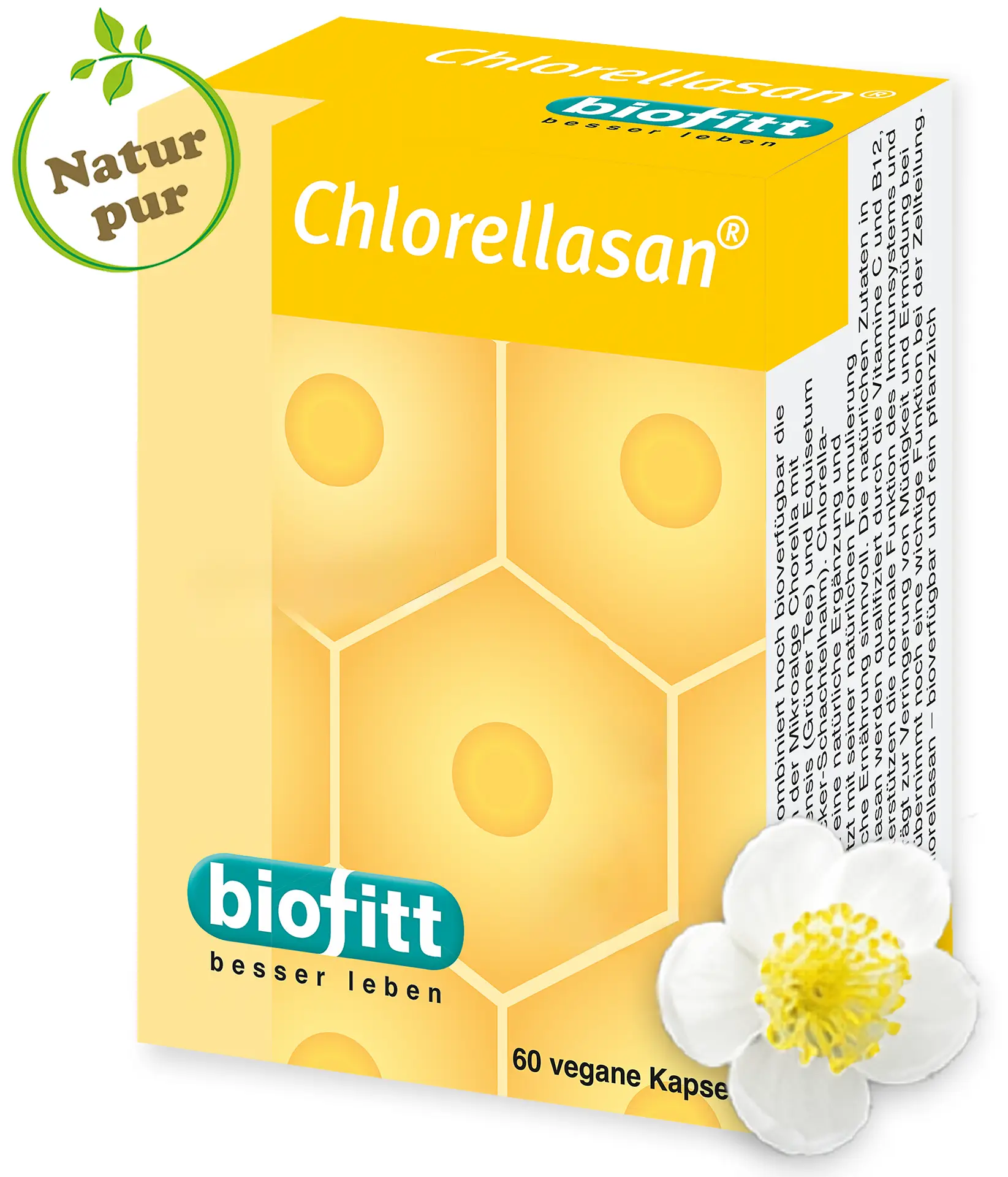 Chlorellasan Bio-Chlorella Algen Komplex mit Pflanzenextrakten und Mikronährstoffen