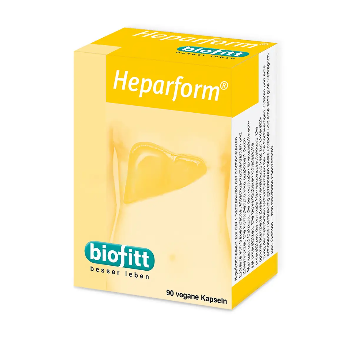 Heparform Leberkur-Kapseln von biofitt als Produktpackung