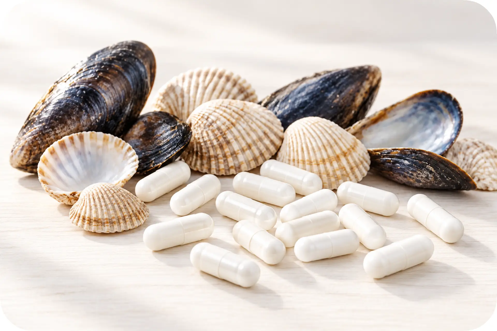 Glucosamin aus Schalentieren in Kapseln