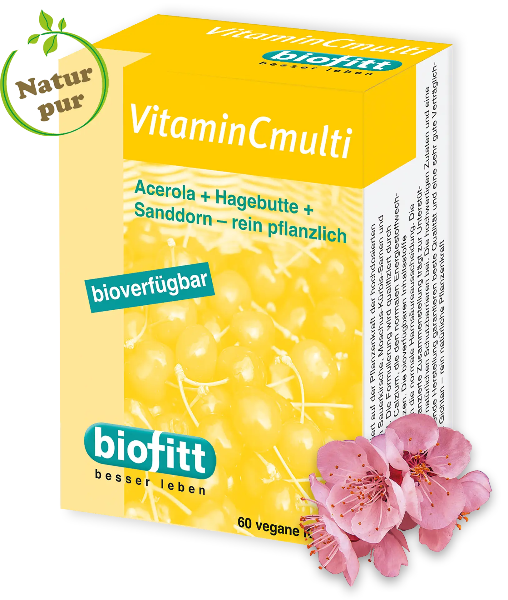 VitaminCmulti – Vitamin-C-Kapseln – Produktabbildung Vorderseite