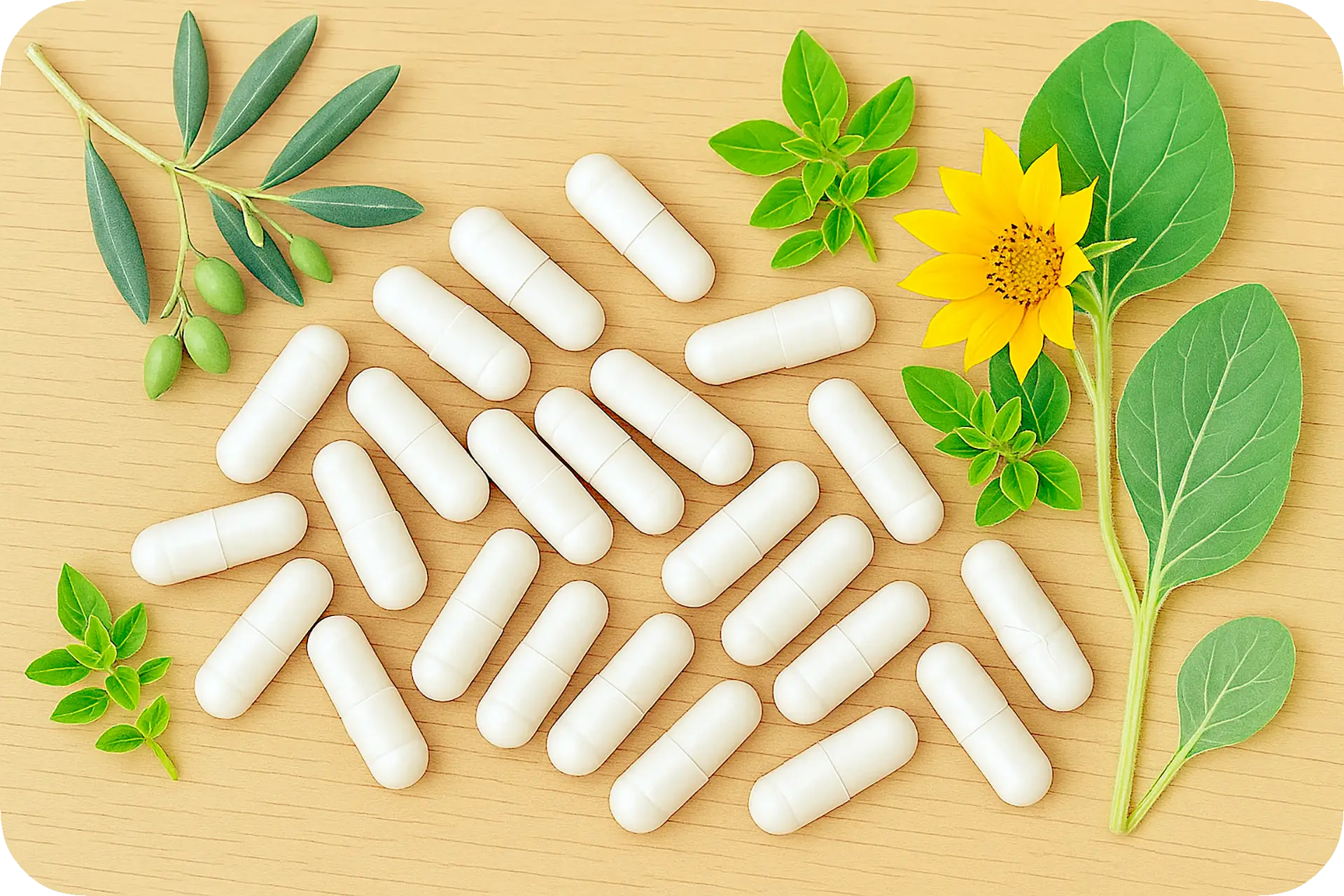 Mykodarm Kapseln mit probiotischen Kulturen, Inulin und Pflanzenextrakten